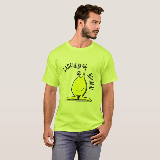 FAR FROM NORMAL TWO-EYED MONSTER T-SHIRT (Front Full)