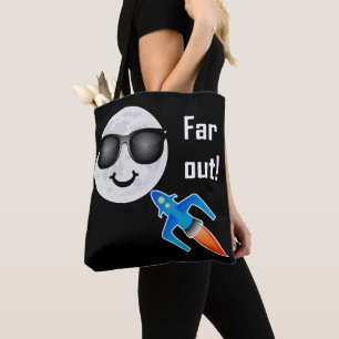 Far Out Design - All-Over-Print Tote Bag, Medium Bag