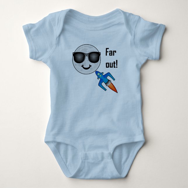 Far Out Design - Baby Jersey Bodysuit (Front)