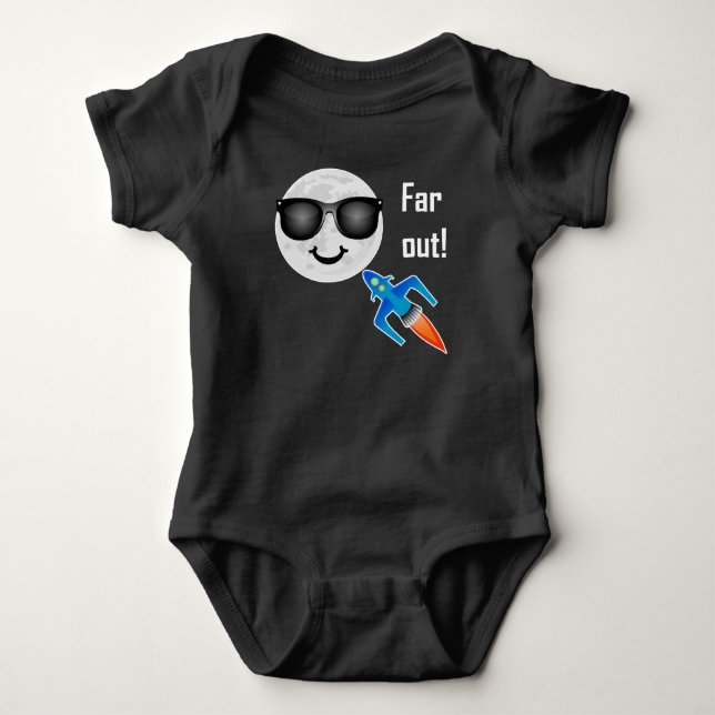 Far Out Design - Baby Jersey Bodysuit (Front)