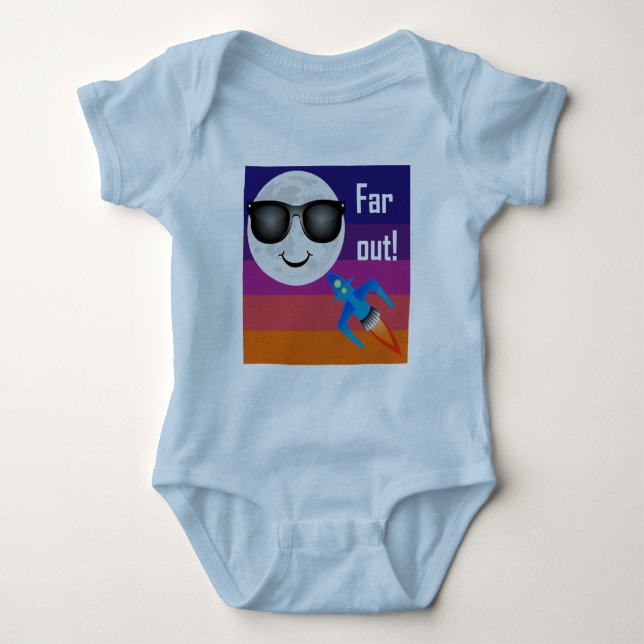 Far Out Design - Baby Jersey Bodysuit (Front)