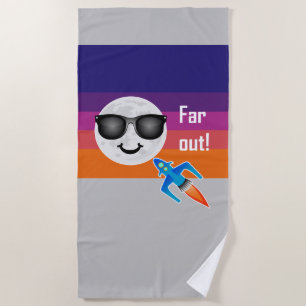 Far Out Design - Beach Towel