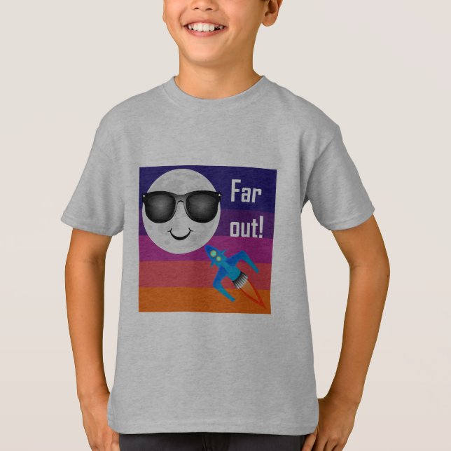 Far Out Design - Kids' Basic T-Shirt (Front)
