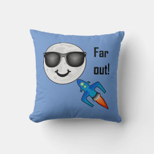 Far Out Design - Throw Pillow 16" x 16"