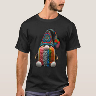 Far Out Hippie Gnome Groovy Garden Gnome T-Shirt