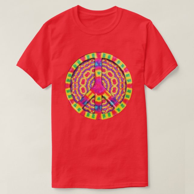 Far Out Peace Sign T-Shirt (Design Front)