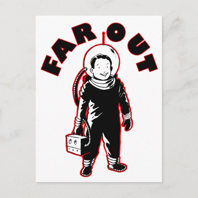 Far Out Postcard (Front)
