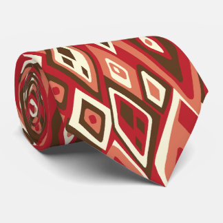 Far Out Retro Abstract Two-side Printed Tie