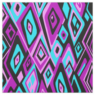 Far Out Retro Psychedelic Abstract Fabric