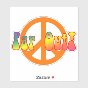 Far Out! Sticker