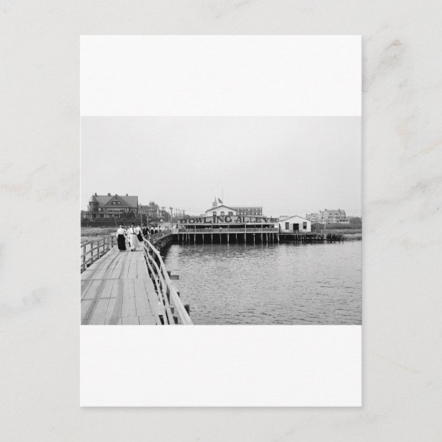 Far Rockaway From the Inlet, 1904 Postcard (Front)