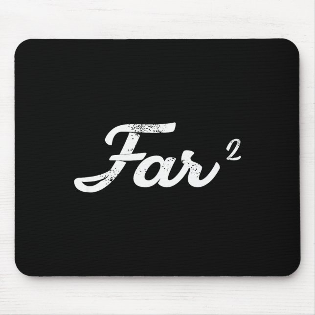 Far Squared Farfar Swedish Or Danish Grandpa Funny Mouse Mat (Front)