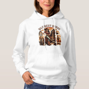 Far West Women's Hooded Sweat - Style Cowgirl Hoodie