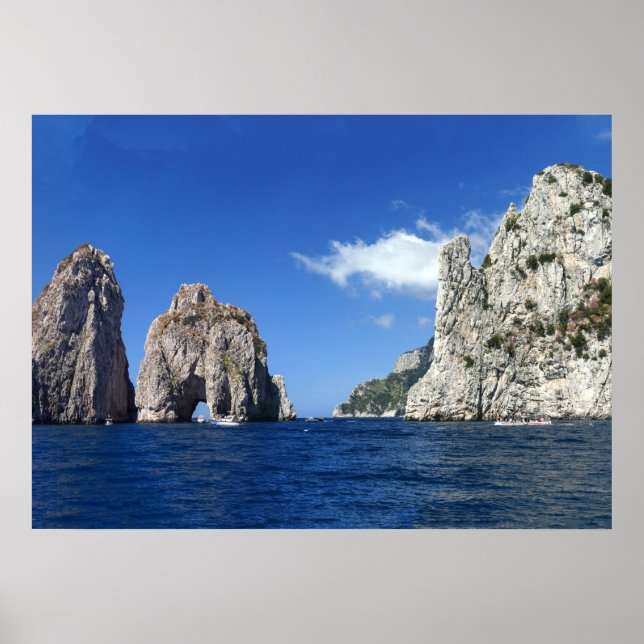 Faraglioni Capri Poster (Front)