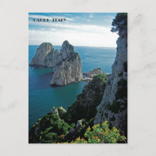 Faraglioni Rocks, Isle of Capri postcard