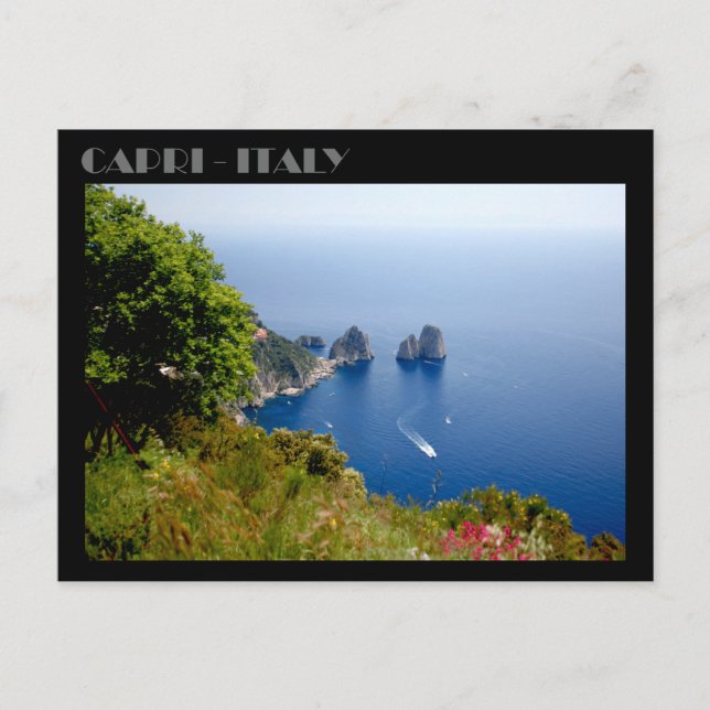 Faraglioni Rocks, Isle of Capri postcard (Front)