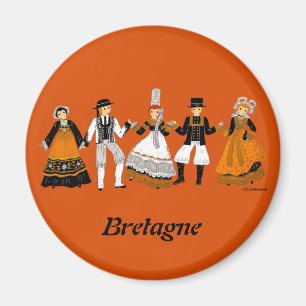 Farandole de Bretagne, France Magnet