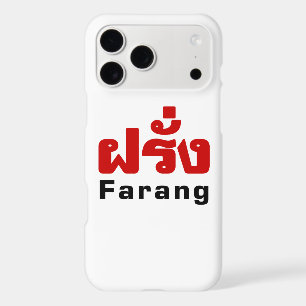 Farang ♦ Foreigner in Thai Language Script ♦