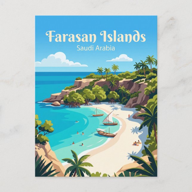 Farasan Islands Saudi Arabia Postcard (Front)