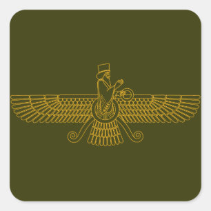 Faravahar Square Sticker