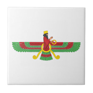 Faravahar Symbol Tile