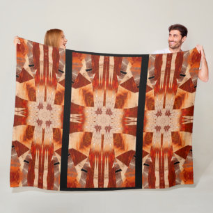 Faraway Flower Fleece Blanket