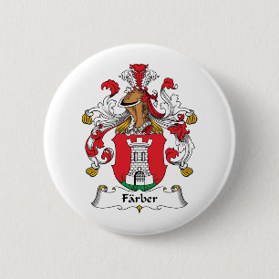 Farber Family Crest 6 Cm Round Badge