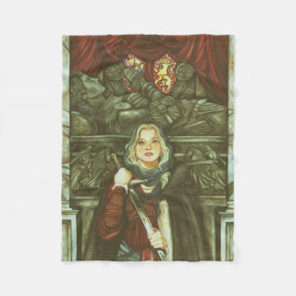 Fare Thee Well Joan of Arc fantasy maiden Fleece Blanket