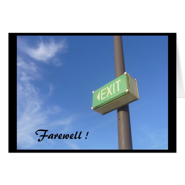 fare well (Front Horizontal)