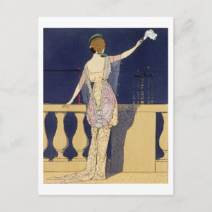Farewell at Night, design for an evening dress by Postcard