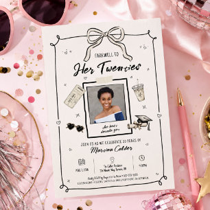Farewell Birthday Invitation