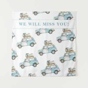 Farewell Car Going Away Party Welcome Backdrop Tapestry
