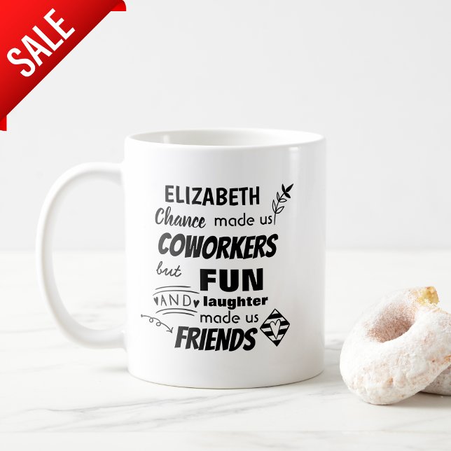 Farewell Coworker Boss - we are Friends Custom Coffee Mug (Creator Uploaded)