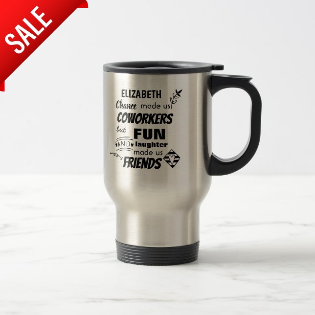 Farewell Coworker Boss - we are Friends Custom Travel Mug (Creator Uploaded)