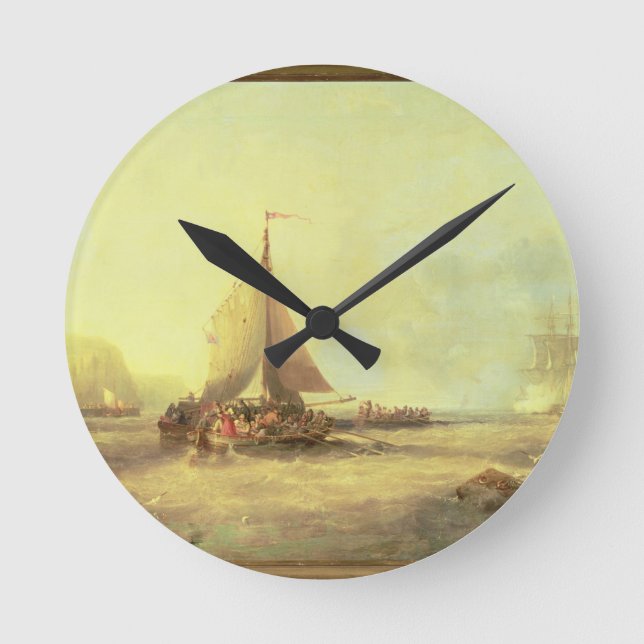Farewell, Fair England, 1858 Round Clock (Front)