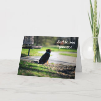 Farewell German Shepherd card