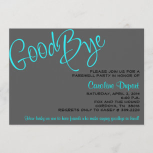 Farewell Invitation