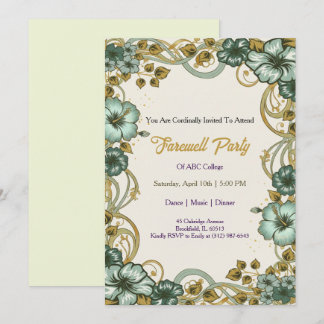 Farewell Invitation Template