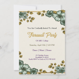 Farewell Invitation Template Goodbye Party Invitat