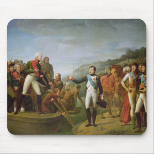 Farewell of Napoleon I and Alexander I Mouse Mat