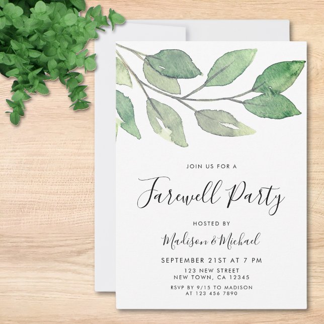 Farewell Party Invitation (Creator Uploaded)