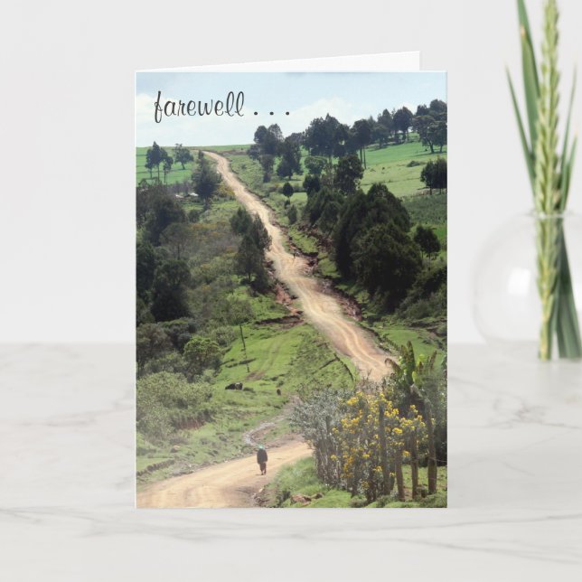 farewell path card (Front)