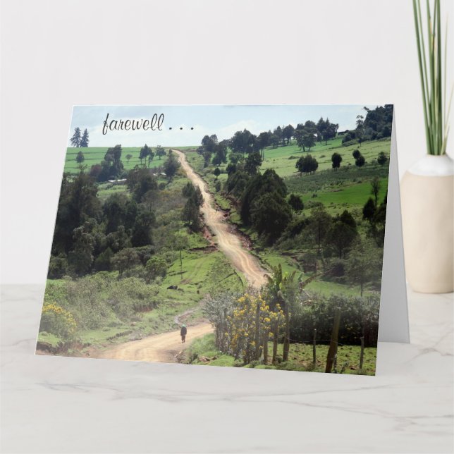 farewell track big card (Front)