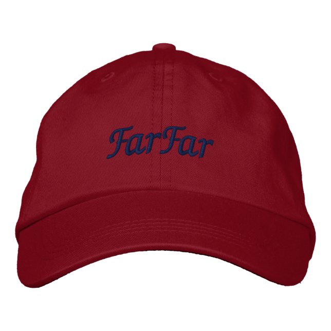 FarFar My Scandinavian Father's Father Swedish Embroidered Hat (Front)