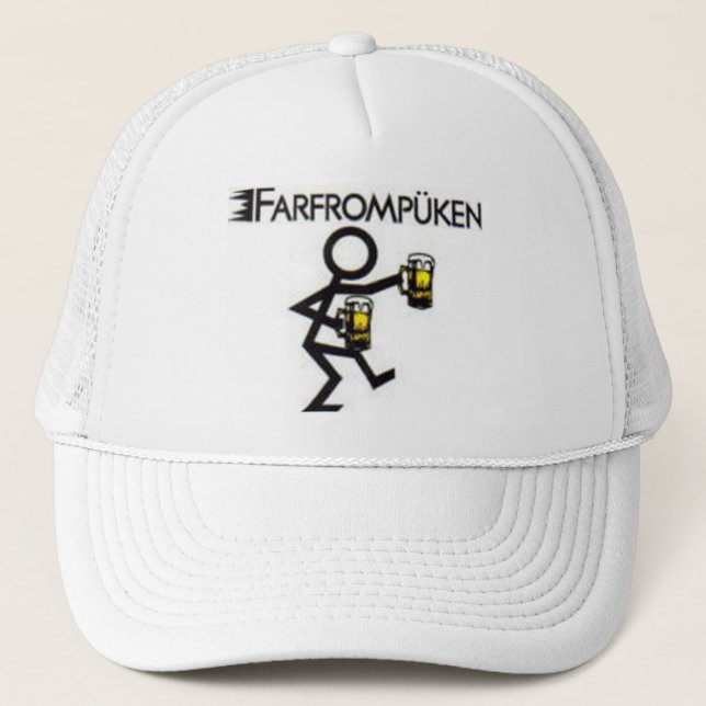 Farfrompukin Trucker Hat (Front)