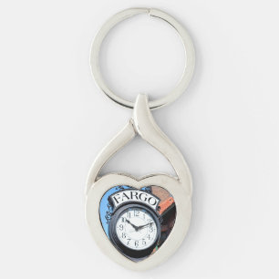 Fargo Clock Key Ring