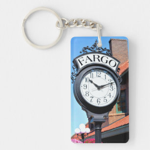 Fargo Clock Key Ring