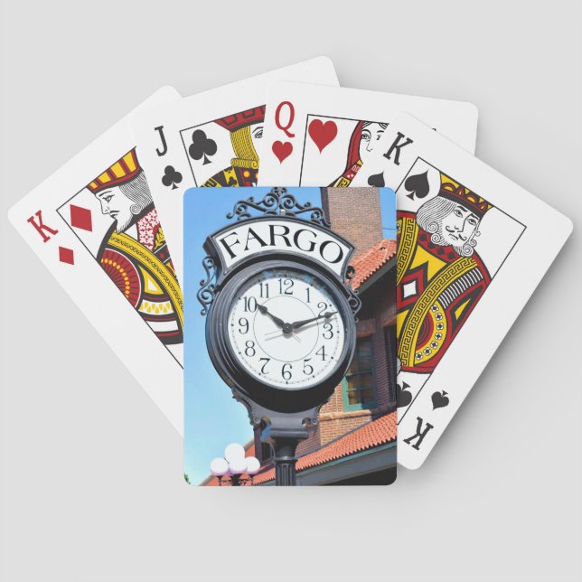 Fargo Clock Playing Cards (Back)