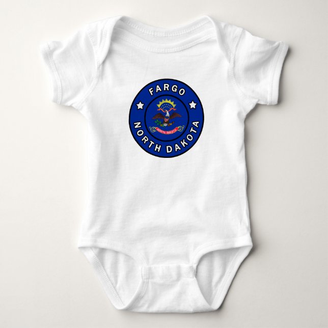 Fargo North Dakota Baby Bodysuit (Front)