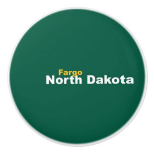 Fargo, North Dakota Ceramic Knob